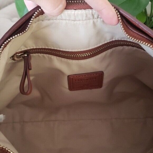Lands'end The Landmark Collection Leather Bag - Picture 9 of 16